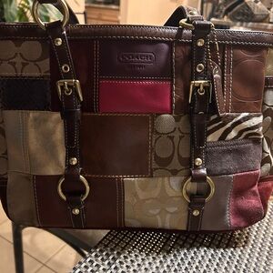 Vintage coach medium sized tote